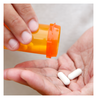 placing unused pills in drop box